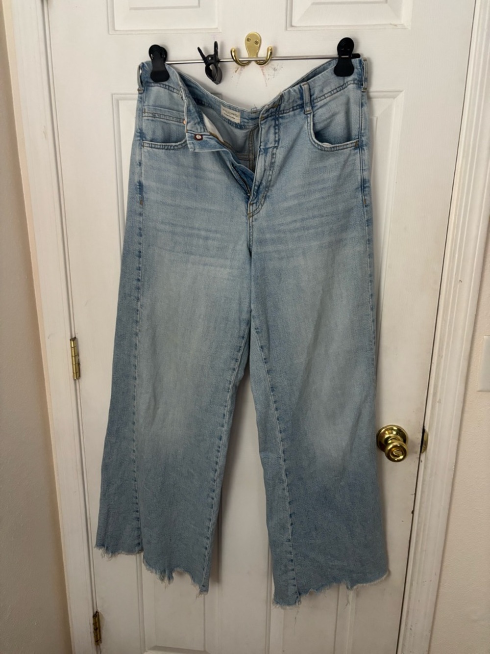 Pilcro Light Blue Wide Leg Jeans